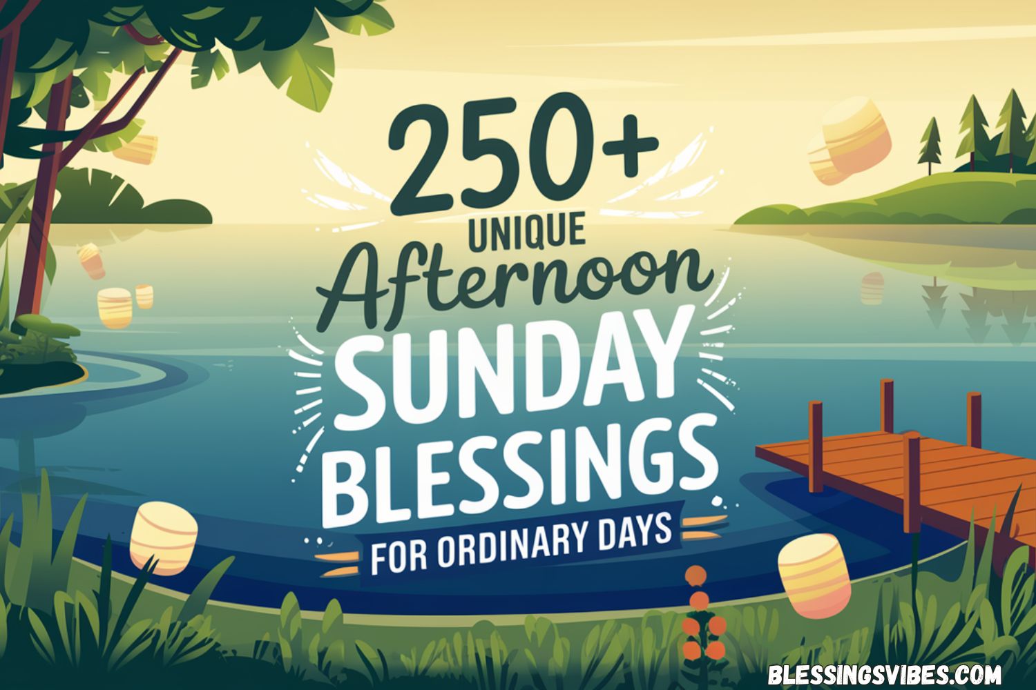 Unique Good Afternoon Sunday Blessings for Ordinary Days