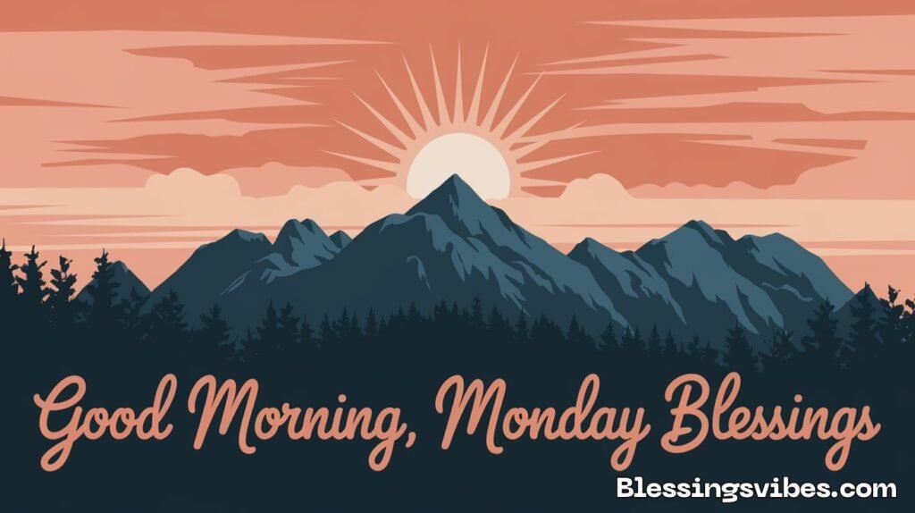 Inspirational Good Morning Monday Blessings