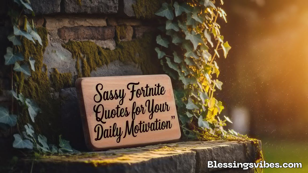 Sassy Fortnite Quotes For Your Daily Motivation