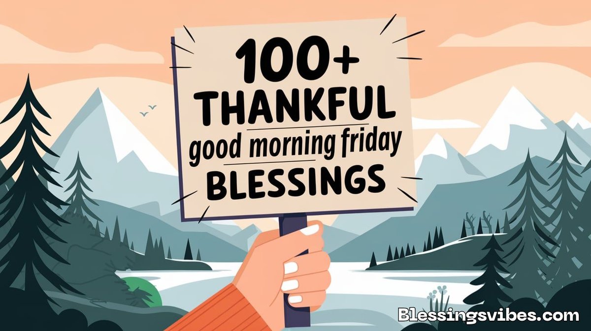 Thankful Good Morning Friday Blessings