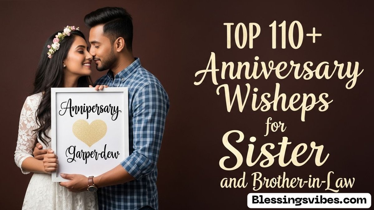 Anniversary Wishes for Sister and Brother-in-Law