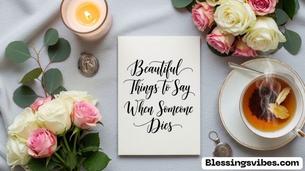 Beautiful Things to Say When Someone Dies