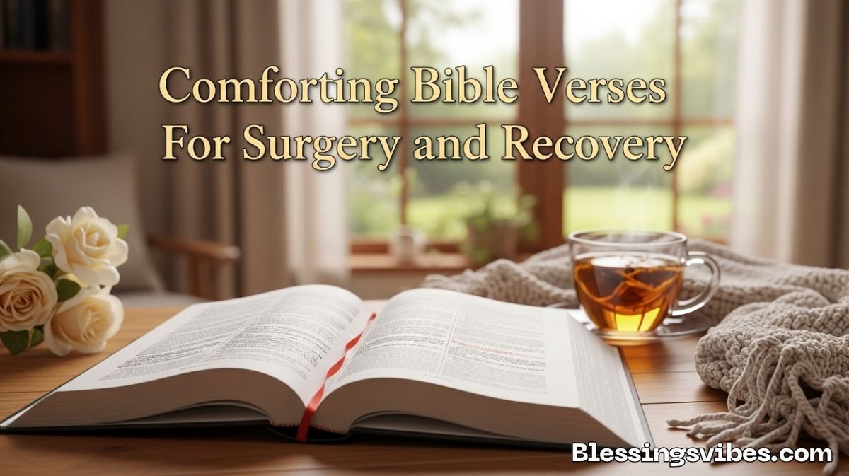 Comforting Bible Verses For Surgery and Recovery