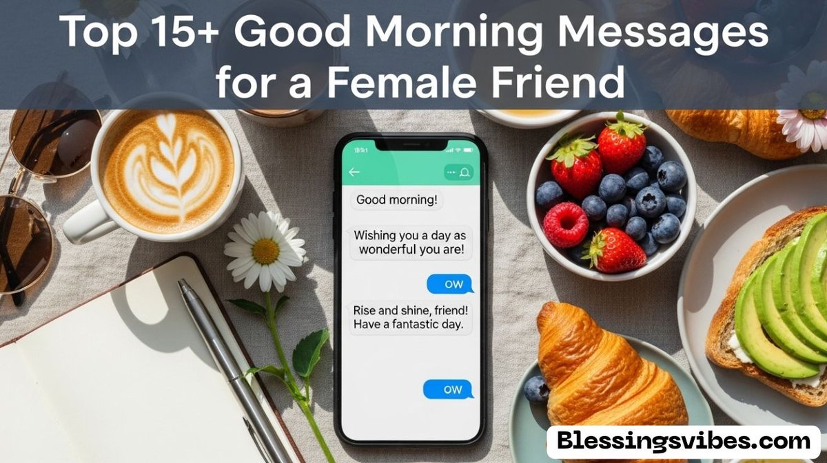 Good Morning Messages for a Female Friend