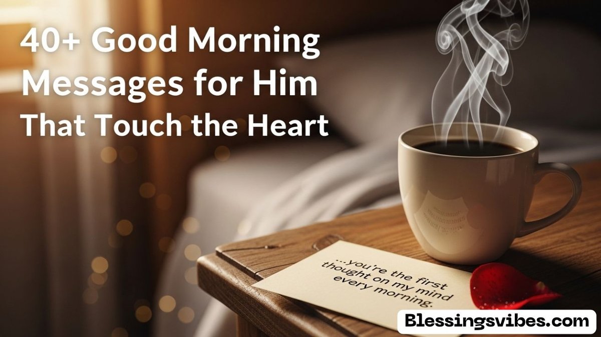 Good Morning Messages for Him That Touch the Heart