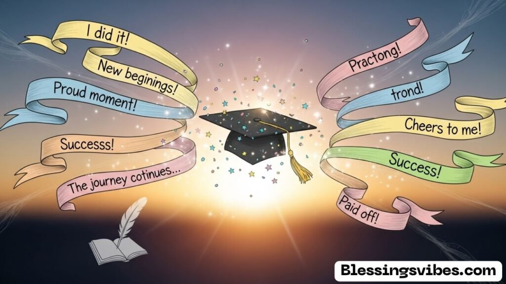 Graduation Messages for Myself to Celebrate Success