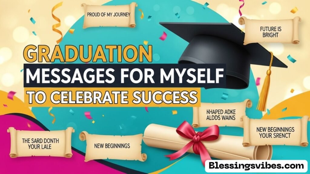 Graduation Messages for Myself to Celebrate Success