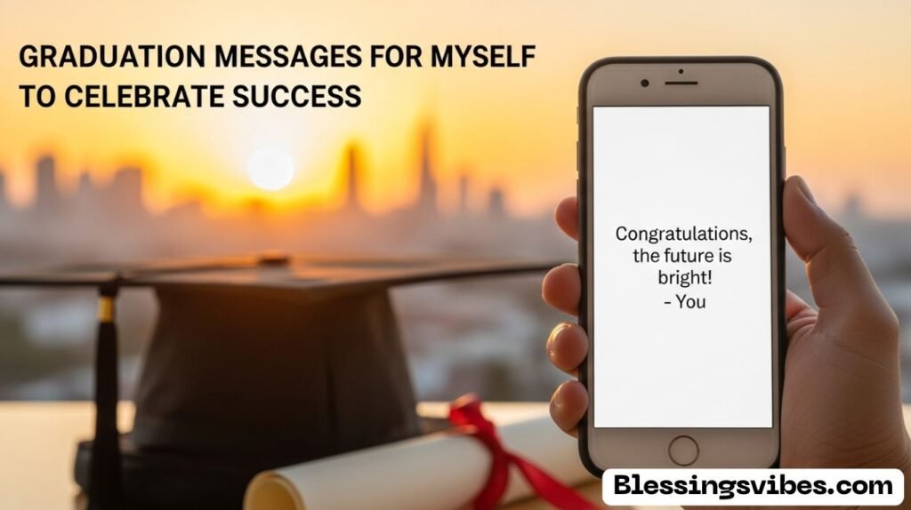 Graduation Messages for Myself to Celebrate Success