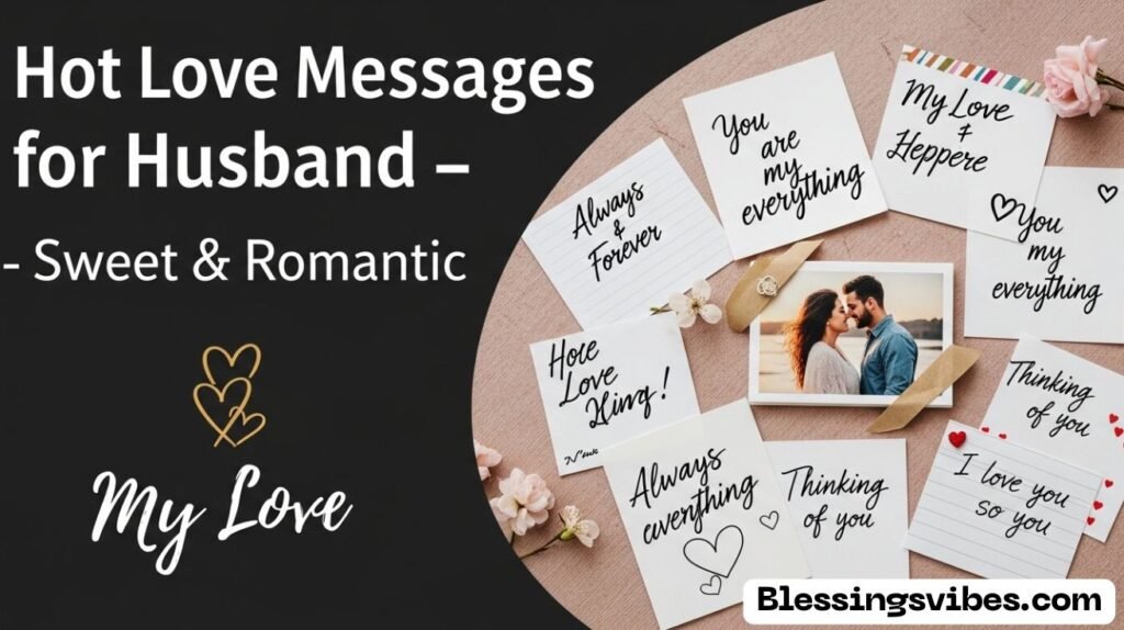 Hot Love Messages for Husband – Sweet & Romantic