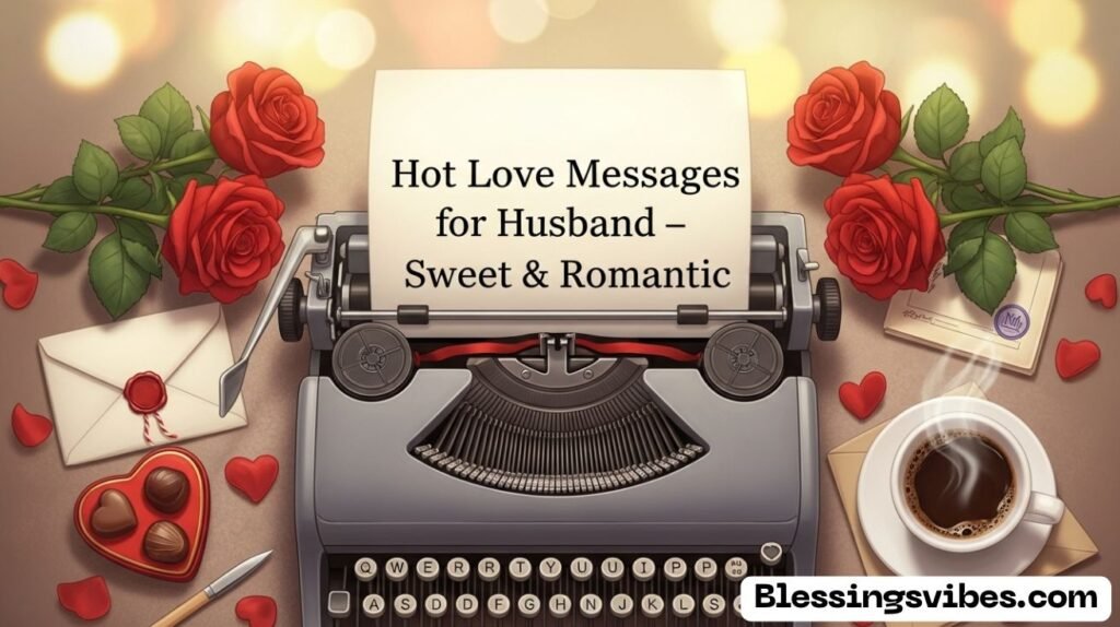 Hot Love Messages for Husband – Sweet & Romantic