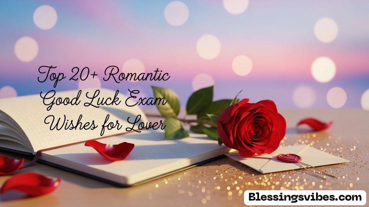 Romantic Good Luck Exam Wishes for Lover