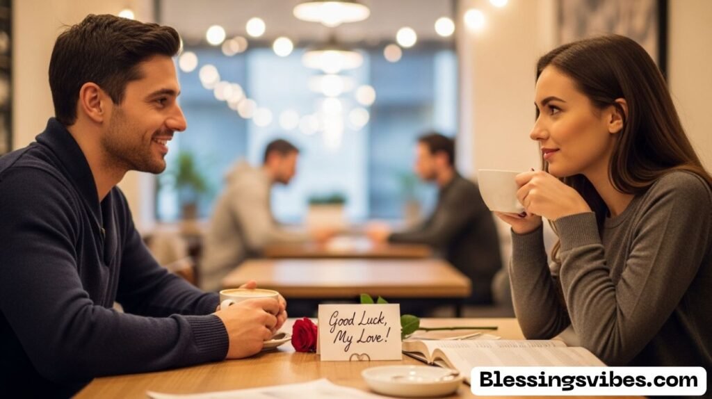 Romantic Good Luck Exam Wishes for Lover