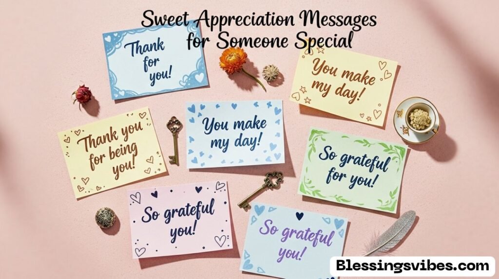 Sweet Appreciation Messages for Someone Special