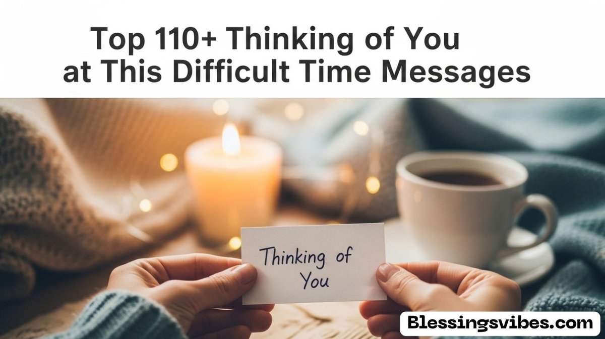 Thinking of You at This Difficult Time Messages